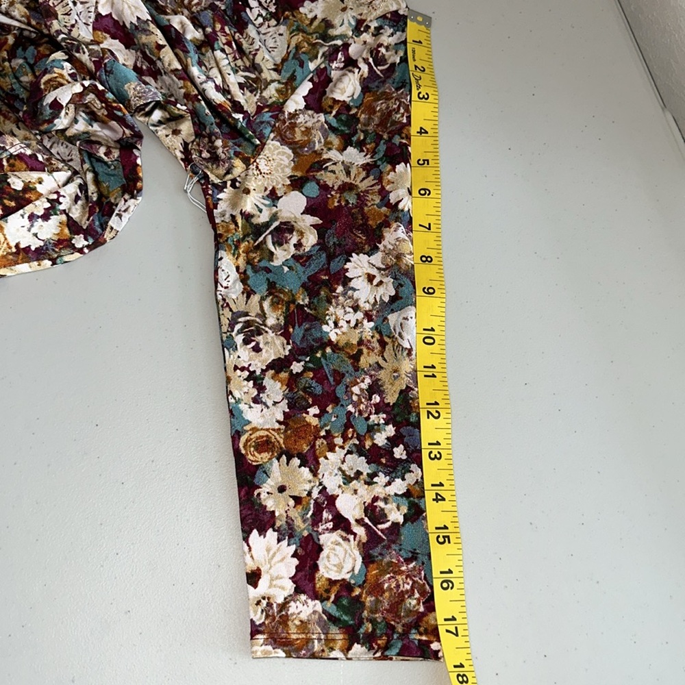 New with tag FOREVER 21 Multicolor Floral Long Sleeve Dress Size XL. - Picture 11 of 15